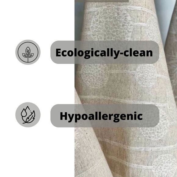 Linen Tea Towels - Spring Flowers Kitchen Towel Set (23x18" each) Linen / Cotton - Picture 5 of 9